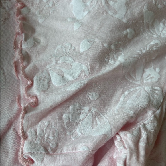 Vintage 100% Cotton Pink Floral Nightgown - Picture 5 of 8